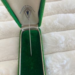 Antique Art Nouveau by Belais 10ct Sapphire Stick pin Rare find