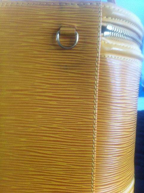 The Louis Vuitton Yellow Epi leather Cannes Vanity/Handbag