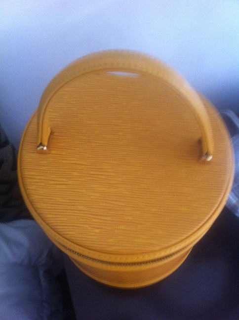 The Louis Vuitton Yellow Epi leather Cannes Vanity/Handbag