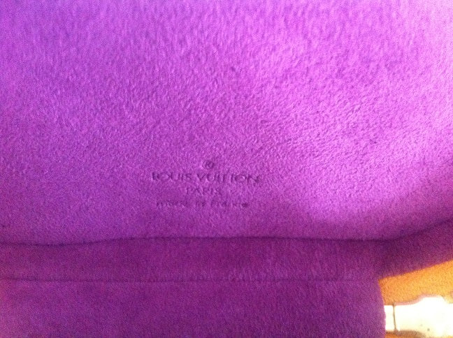 The Louis Vuitton Yellow Epi leather Cannes Vanity/Handbag